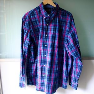 Chaps Mens XXL Long Sleeve Shirt with Button Down Collar